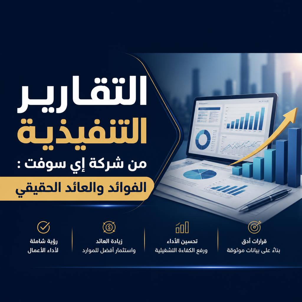 التقارير التنفيذية — لوحة تحكم إدارية لمتابعة أداء الشركة: الفوائد والعائد الحقيقي